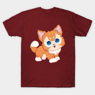 The little orange cat for Men Women Kids Boys Girls love orange cat T-Shirt